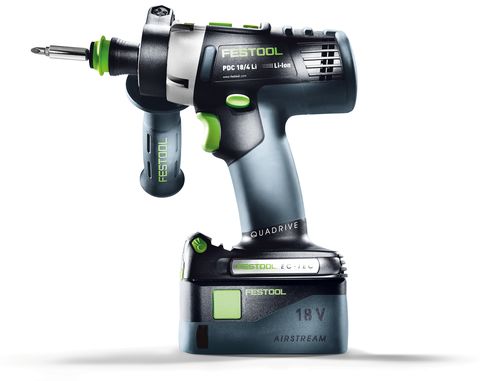 Festool Аккумуляторная ударная дрель-шуруповёрт PDC 18/4 Li 5,2-Set-SCA QUADRIVE 574703