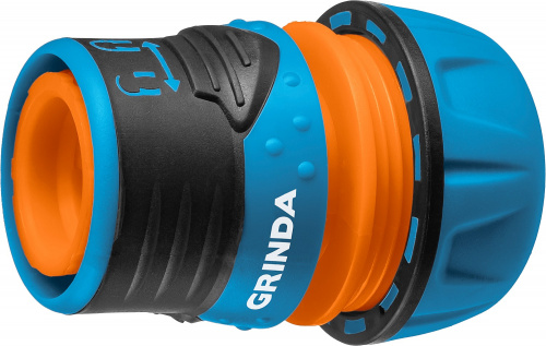 GRINDA TL-12, 1/2″, с запирающим механизмом, пластиковый с TPR, для шланга, быстросъемный соединител