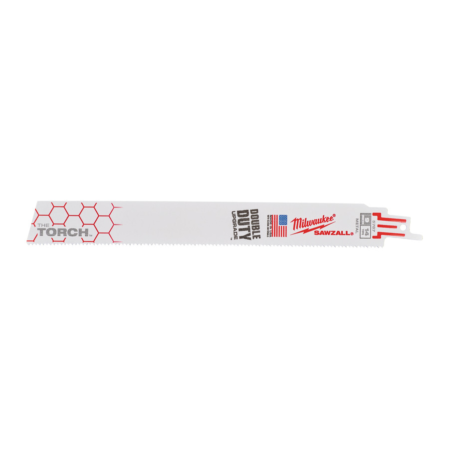 Полотно для сабельной пилы MILWAUKEE TORCH 230мм, 14Tpi, (5шт) 48005787