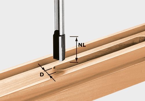 Festool Фреза пазовая HW S12 D22/45 491094