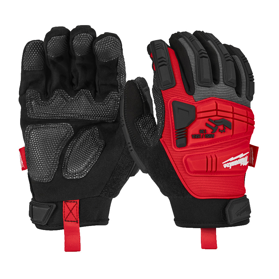 Перчатки противоударные усиленные MILWAUKEE DEMOLITION M/8 4932471908