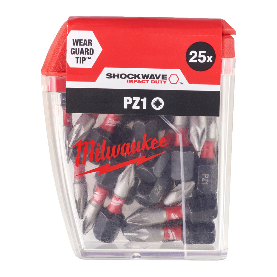 Бита ударная MILWAUKEE PZ1x25мм (25шт) 4932430861