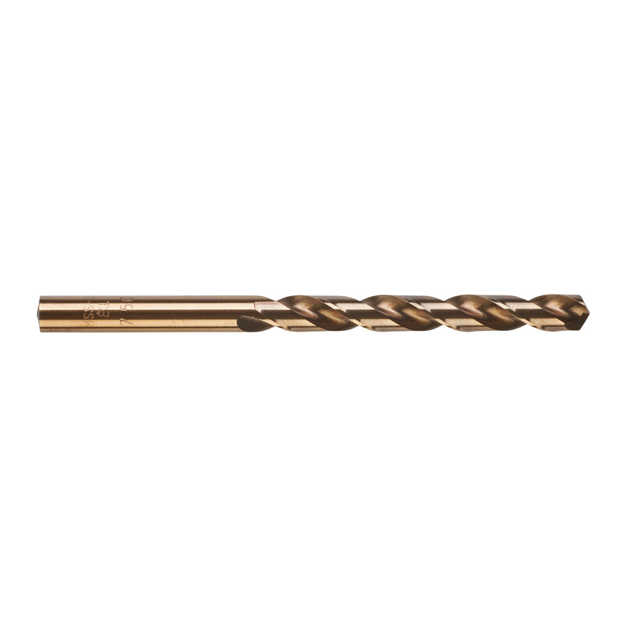 Сверло по металлу MILWAUKEE Red Cobalt HSS-G Co5%  D7.5x109мм 4932363272