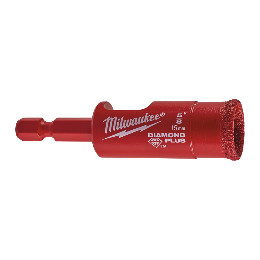 Коронка алмазная MILWAUKEE Diamond Plus HEX(1/4") 15мм 49560513