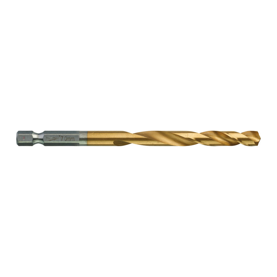 Сверло по металлу MILWAUKEE Red Hex HSS-G TiN  D7.0мм 48894717
