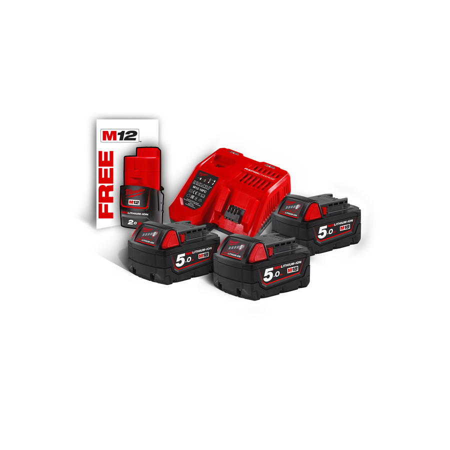 Энергокомплект MILWAUKEE M18  NRG-503 4933451423