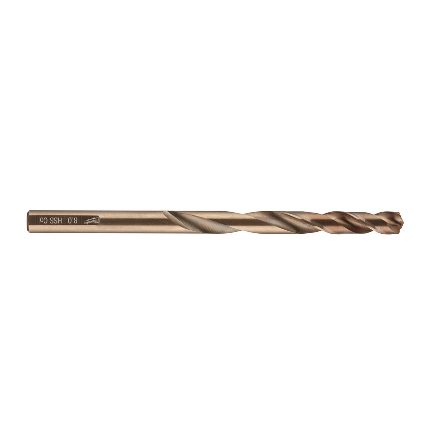 Сверло по металлу MILWAUKEE Red Cobalt HSS-G Co5%  D8.0x117мм 4932363274