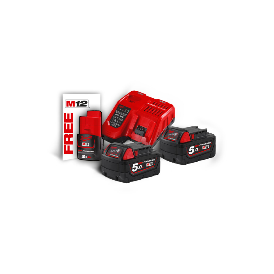 Энергокомплект MILWAUKEE M18  NRG-502 4933459217