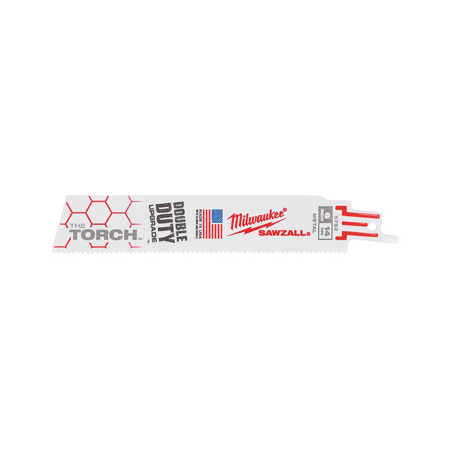 Полотно для сабельной пилы MILWAUKEE TORCH 150мм, 14Tpi, (25шт) 48008782
