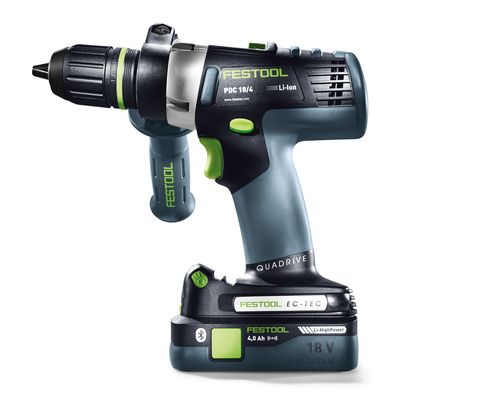 Festool Аккумуляторная ударная дрель-шуруповёрт PDC 18/4 5,2/4,0 I-Plus QUADRIVE 576467