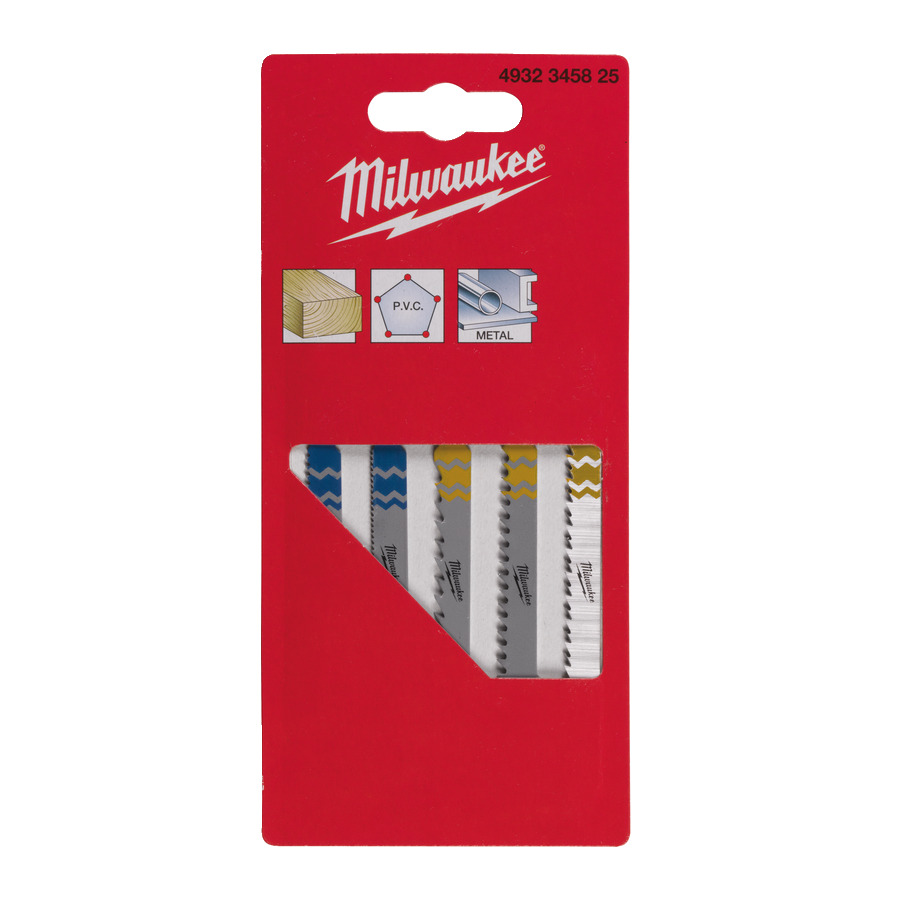 Набор пилок для лобзика MILWAUKEE (5шт) 4932345825