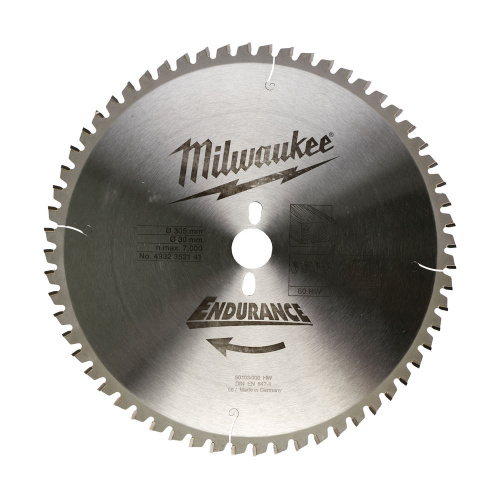 Диск пильный по дереву MILWAUKEE D305x3.2х30мм, Z60 WCSB 4932352141