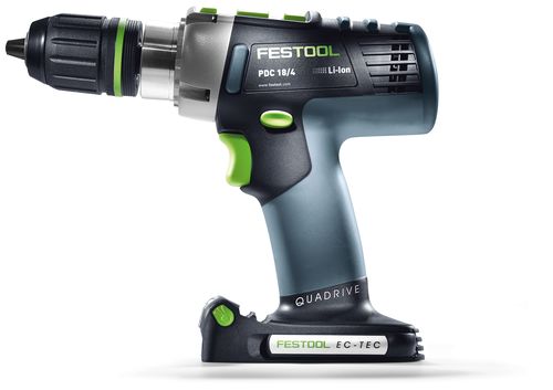 Festool Аккумуляторная ударная дрель-шуруповёрт PDC 18/4-Basic QUADRIVE 576466