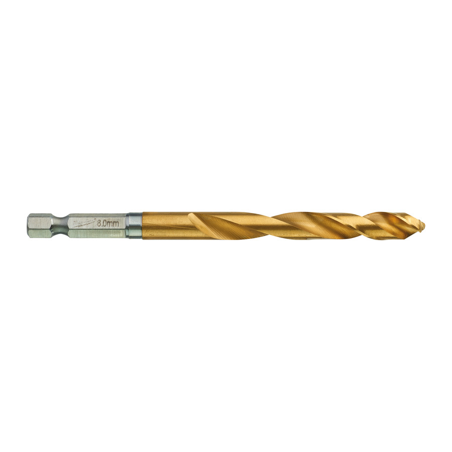 Сверло по металлу MILWAUKEE Red Hex HSS-G TiN  D8.0мм 48894719